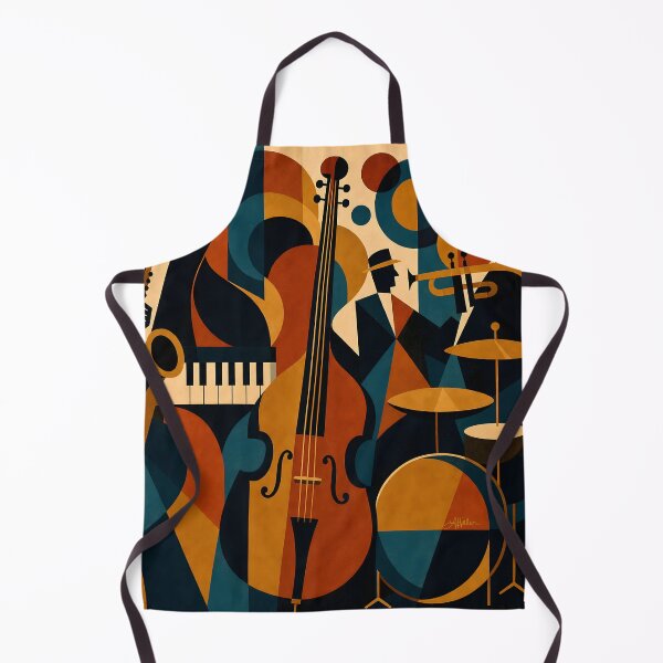 Item preview, Mid Century Modern Jazz Abstract Art designed and sold by Lee Hiller Designs.