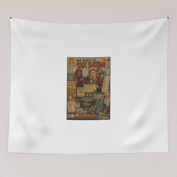 Item preview, Elizabeth Warren to Tax Satan designed and sold by LoudMouthArt.