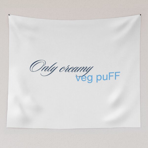 Item preview, Only creamy veg puff designed and sold by ArtistTejal.