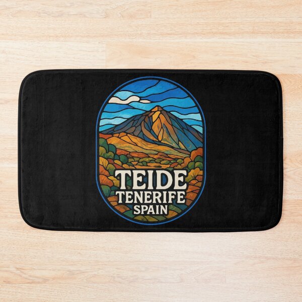 Item preview, Mount Teide Tenerife Spain Stained Glass designed and sold by TomFrontierArt.