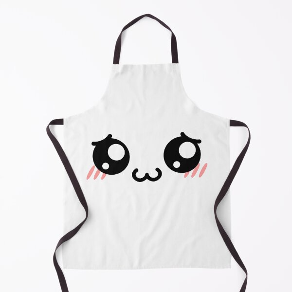 Item preview, Cute kawaii smiling owo shy blushing face designed and sold by BlushyPrint.
