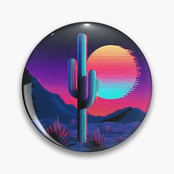 Item preview, Proud Cactus Name Vibes Retro Sunset Desert designed and sold by PixelQ.