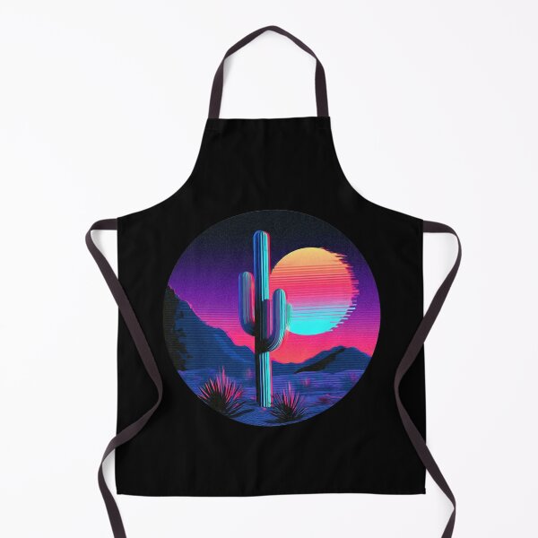 Aperçu de l'œuvre Proud Cactus Name Vibes Retro Sunset Desert créée et vendue par PixelQ.