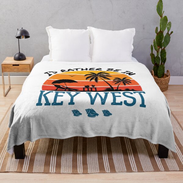 Item preview, I'd Rather Be in Key West Florida Retro Sunset designed and sold by jaygo.