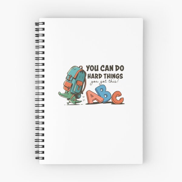 Item preview, You Can Do Hard Things Motivational Quote Gym Workout Gift designed and sold by abig-eiyana.