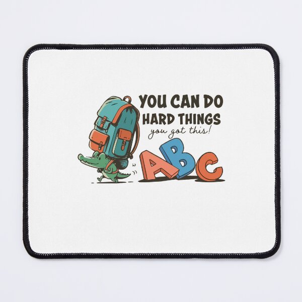 Item preview, You Can Do Hard Things Motivational Quote Gym Workout Gift designed and sold by abig-eiyana.