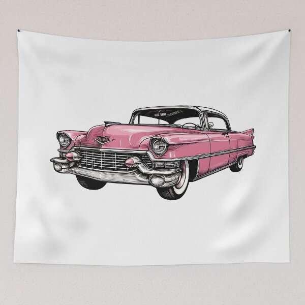 Item preview, Pink Cadillac Club Cadillac. Old retro Car designed and sold by SideKickCreates.