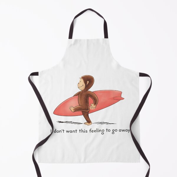 Item preview, Curious Surfer Monkey Shirt, Nostalgic Summer Beach Graphic Tee, I Don't Want This Feeling To Go Away Vacation designed and sold by faridman.