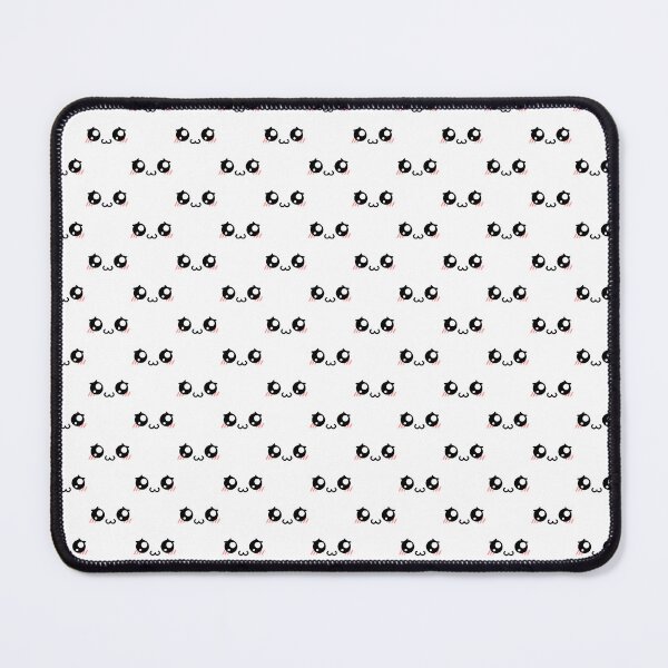 Item preview, Cute kawaii smiling owo shy blushing face pattern designed and sold by BlushyPrint.