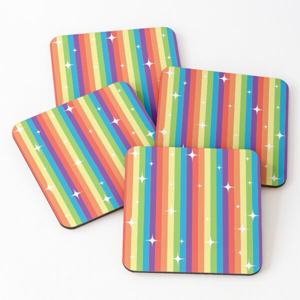 Item preview, my little pony rainbow dash inspired stripes designed and sold by gemsstickers1.