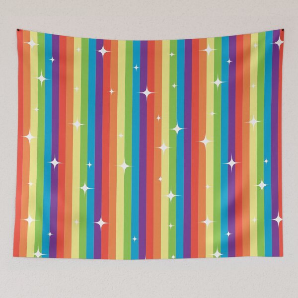 Item preview, my little pony rainbow dash inspired stripes designed and sold by gemsstickers1.