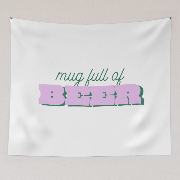 Item preview, Mug full of beer designed and sold by ArtistTejal.