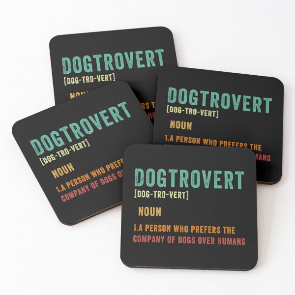 Item preview, Dogtrovert Dog Lover Introvert Dog Owner Definition designed and sold by PopStars1993.