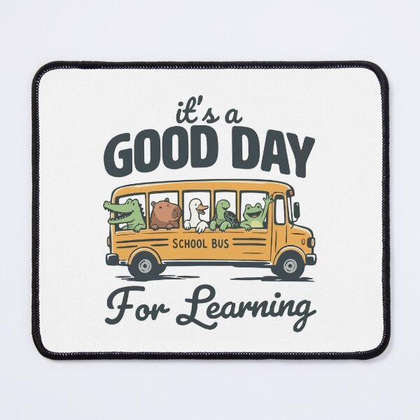 Item preview, It's A Good Day For Learning School Bus Homeschool Teacher Gift designed and sold by abig-eiyana.