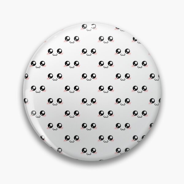Item preview, Adorable kawaii owo blushing face pattern designed and sold by BlushyPrint.
