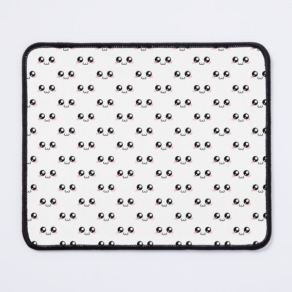 Item preview, Adorable kawaii owo blushing face pattern designed and sold by BlushyPrint.