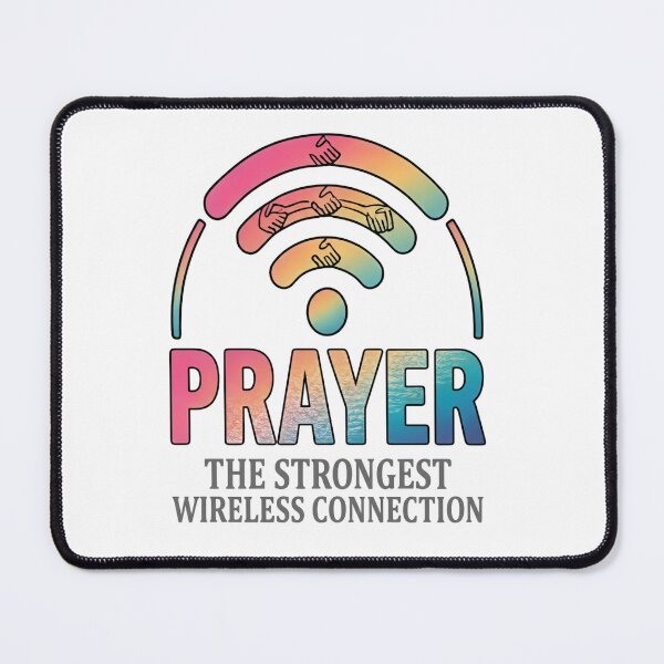 Item preview, Prayer The Strongest Wireless Connection | Christian Faith Graphic designed and sold by Jen.Lou.