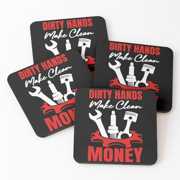 Item preview, Dirty Hands Make Clean Money Mechanic Automotive Tradesman Auto Repair Worker designed and sold by PopStars1993.