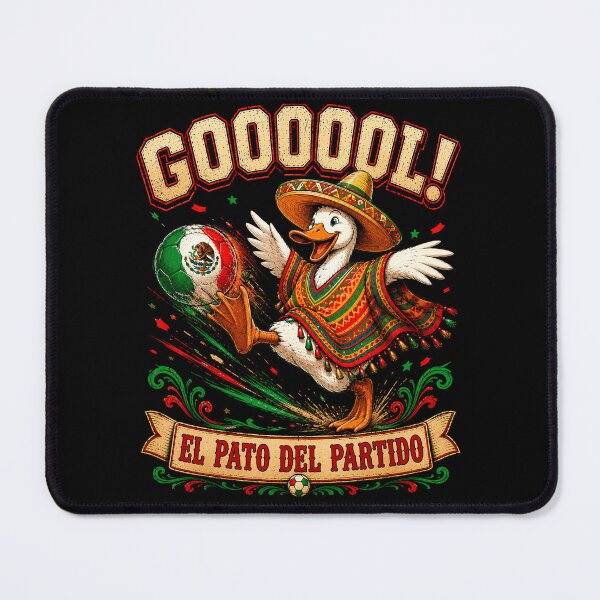 Item preview, Merlin the Duck Mexico Soccer El Pato del Partido designed and sold by elongatedjazz.