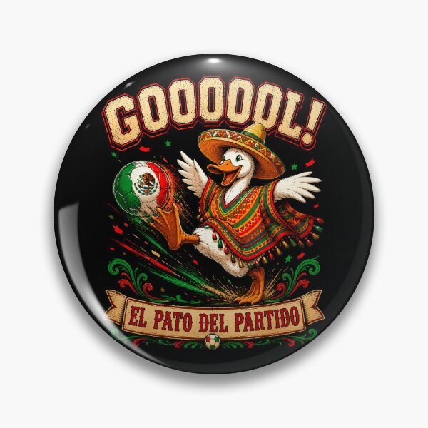 Item preview, Merlin the Duck Mexico Soccer El Pato del Partido designed and sold by elongatedjazz.