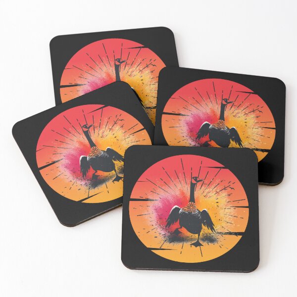 Item preview, Vintage Wild Goose at Sunset designed and sold by Szpaku desart .