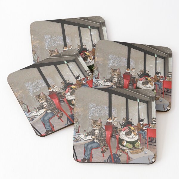 Item preview, The Sushi Cat Cafe Society designed and sold by Komatoya.