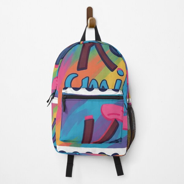 Item preview, keep smiling stamp colorful typographic abstract design designed and sold by SmashingDeals.