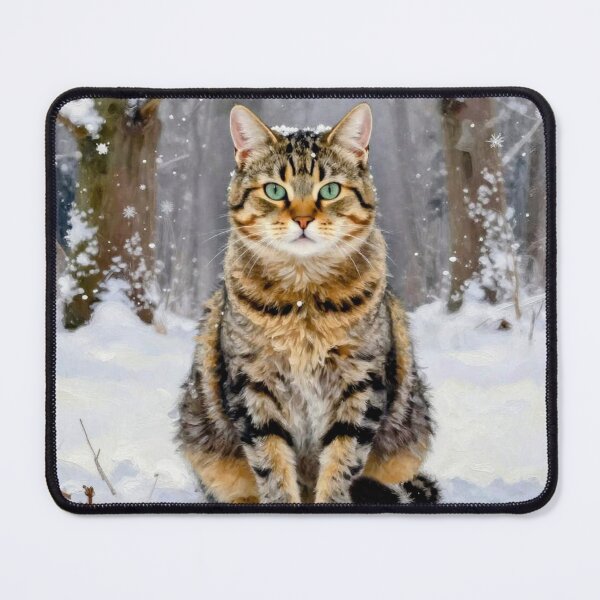 Item preview, Tabby Cat in the snow designed and sold by Judith Murphy.