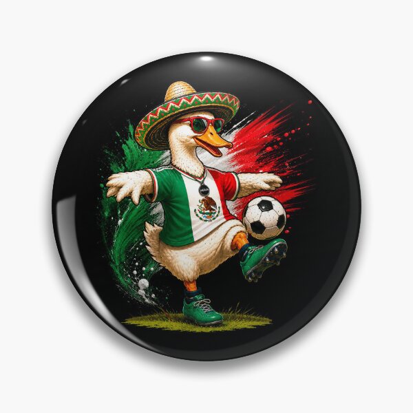 Item preview, Merlin the Duck Mexico Soccer El Pato del Partido designed and sold by elongatedjazz.