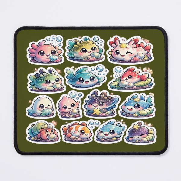 Item preview, Premium Kawaii Sea Creature Sticker Sheet designed and sold by KrishAuraa.