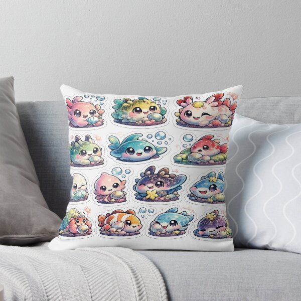 Item preview, Premium Kawaii Sea Creature Sticker Sheet designed and sold by KrishAuraa.