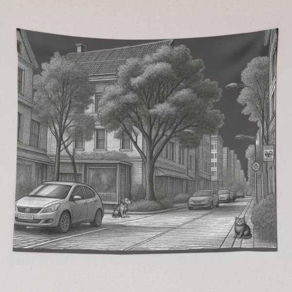 Item preview, Urban Stillness – A City That Breathes designed and sold by Catfcreations.