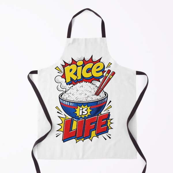 Item preview, Rice Is Life Pop Art Comic Style Food Lover Graphic designed and sold by Jen.Lou.