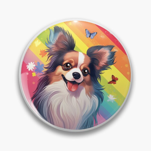 Item preview, Funny Papillon Colorful Rainbow Cute Mom Dad Kids designed and sold by rafaeltto.