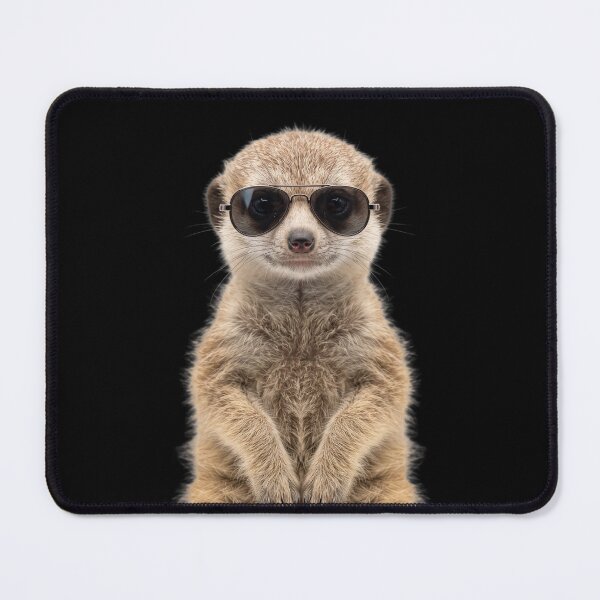Item preview, Cute Baby Meerkat Wearing Sunglasses Funny designed and sold by RareLavender.