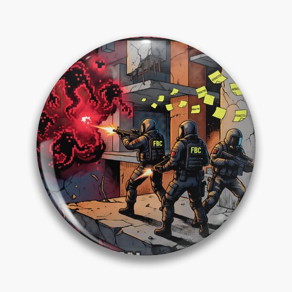 Artikelvorschau, FBC Firebreak Paranormal Co-op Shooter Tee entworfen und verkauft von Senpaiwaves.