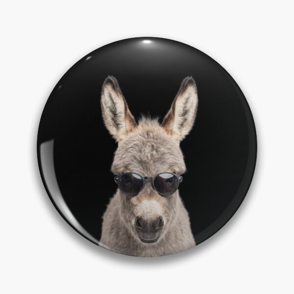 Item preview, Cute Baby Donkey Wearing Sunglasses Funny designed and sold by RareLavender.