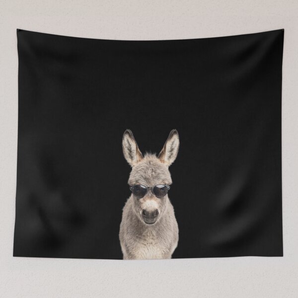 Item preview, Cute Baby Donkey Wearing Sunglasses Funny designed and sold by RareLavender.