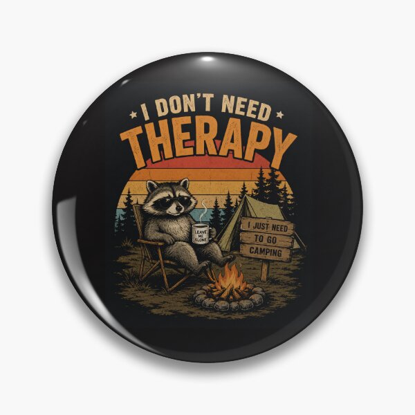 Artikelvorschau, Lustiges Camping-Waschbär-Therapie-Shirt entworfen und verkauft von northpeakshop.