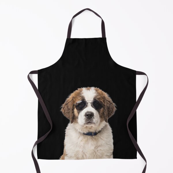 Item preview, Cute Baby Saint Bernard dog Wearing Sunglasses Funny designed and sold by RareLavender.