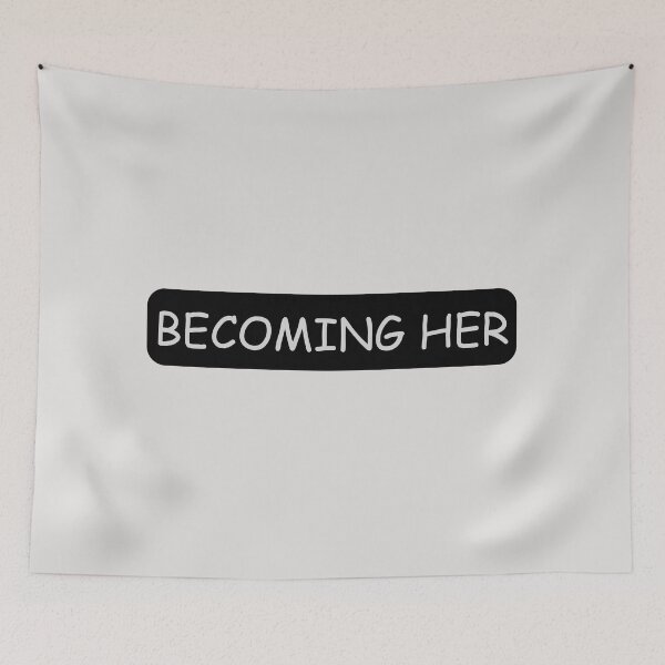 Item preview, Becoming Her – Minimal Aesthetic Typography Design designed and sold by alaa9898.