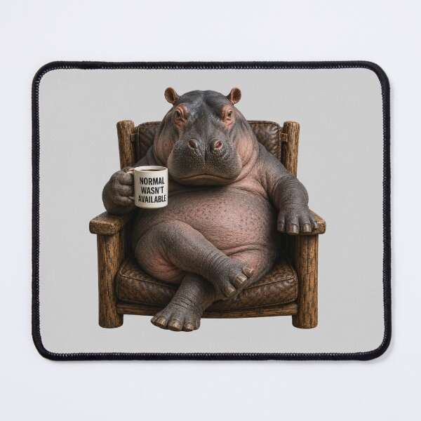 Item preview, Normal Wasn't Available Hippo designed and sold by HippyRikky.
