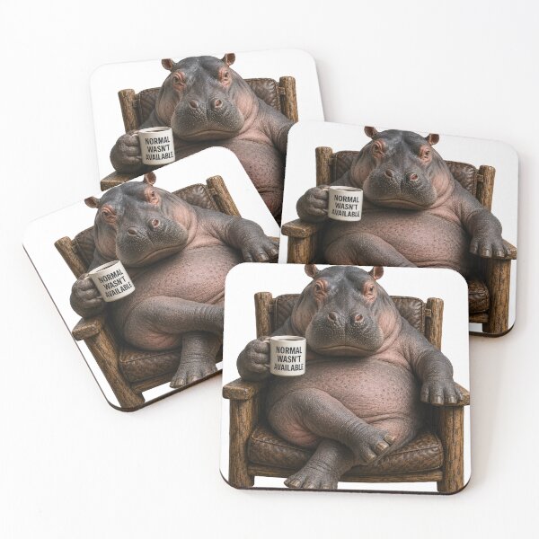 Item preview, Normal Wasn't Available Hippo designed and sold by HippyRikky.