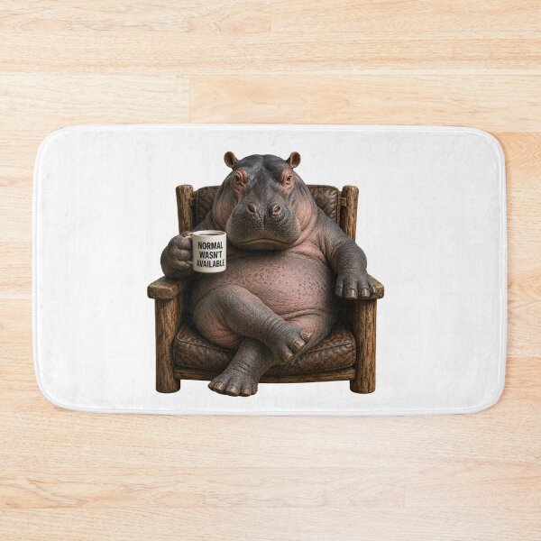 Item preview, Normal Wasn't Available Hippo designed and sold by HippyRikky.