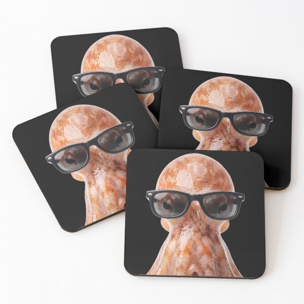 Item preview, Cute Baby Octopus Wearing Sunglasses Funny designed and sold by RareLavender.