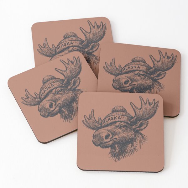 Item preview, Alaska beanie moose designed and sold by Martin Studio.