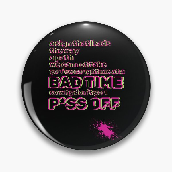 Item preview, Bad Time - Absolute Black designed and sold by Little Paper Palace.