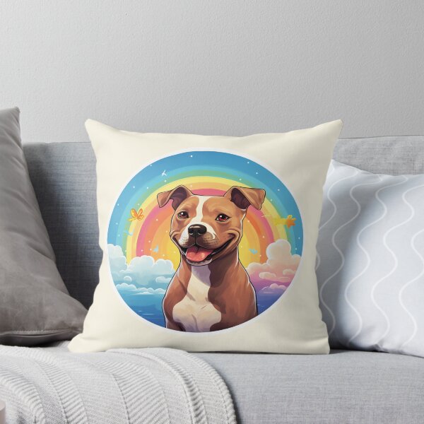 Item preview, Funny Pitbull Colorful Rainbow Cute Mom Dad Kids designed and sold by rafaeltto.