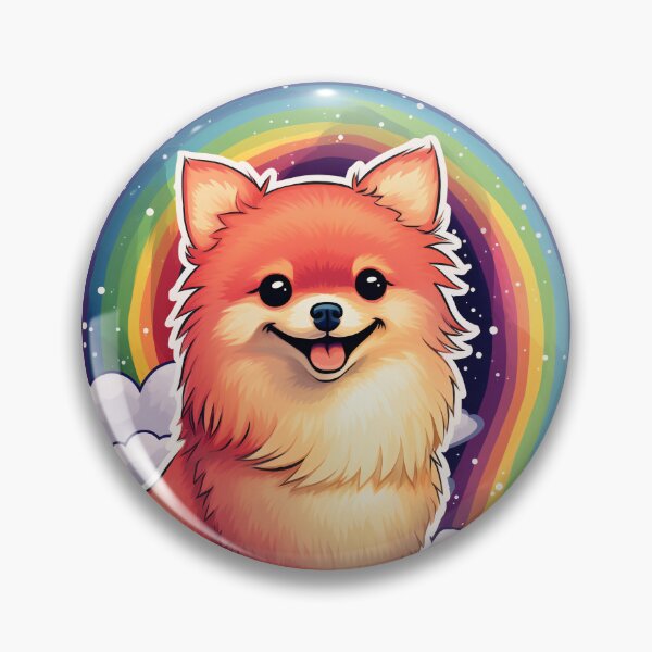 Item preview, Funny Pomeranian Colorful Rainbow Cute Mom Dad Kids designed and sold by rafaeltto.