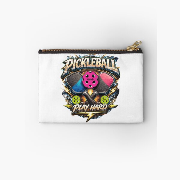 Item preview,  Pickleball Play Hard | Bold Crossed Paddles Energetic Graphic designed and sold by Jen.Lou.